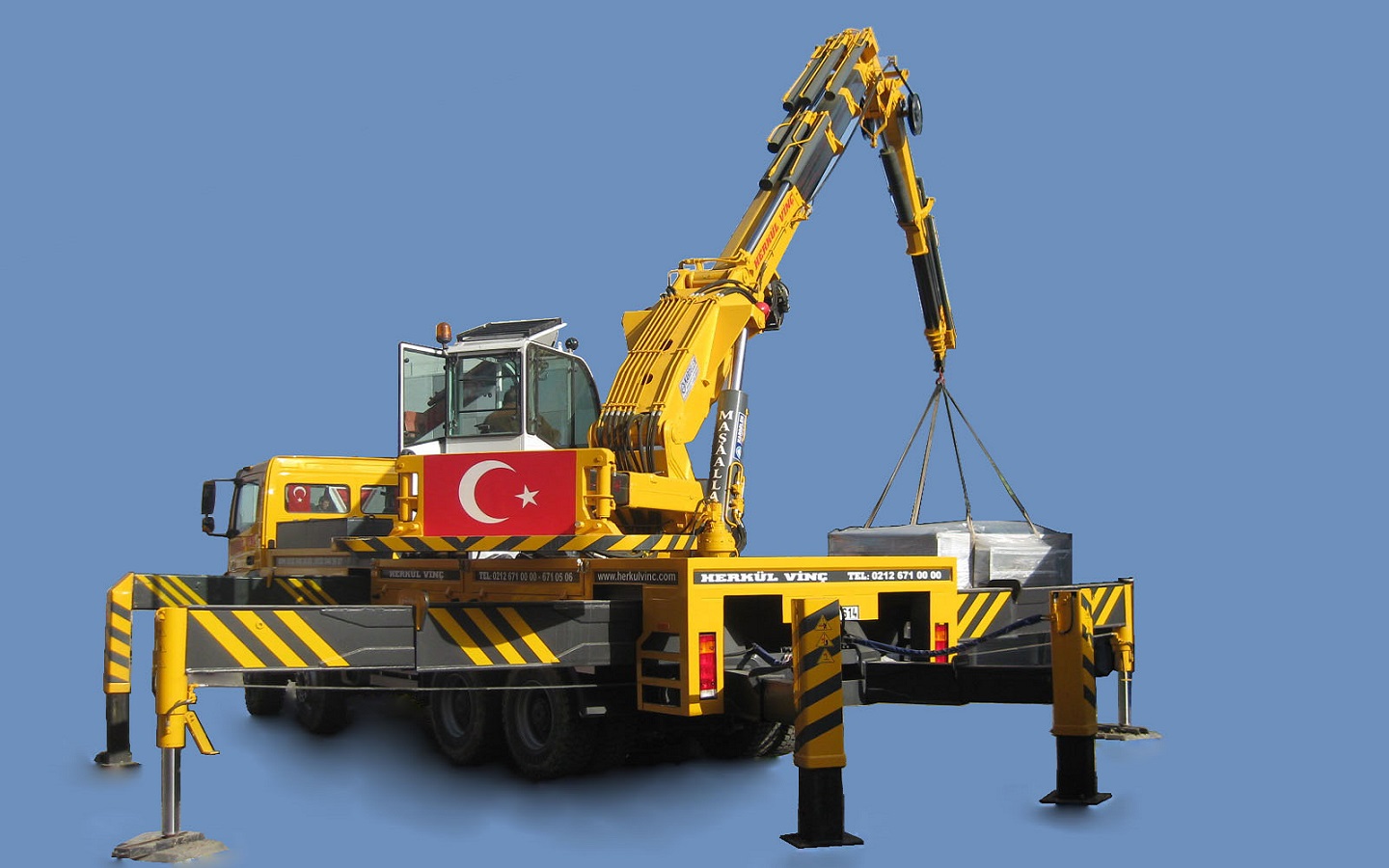 Herkül Vinç 40 Ton Araçüstü Vinç